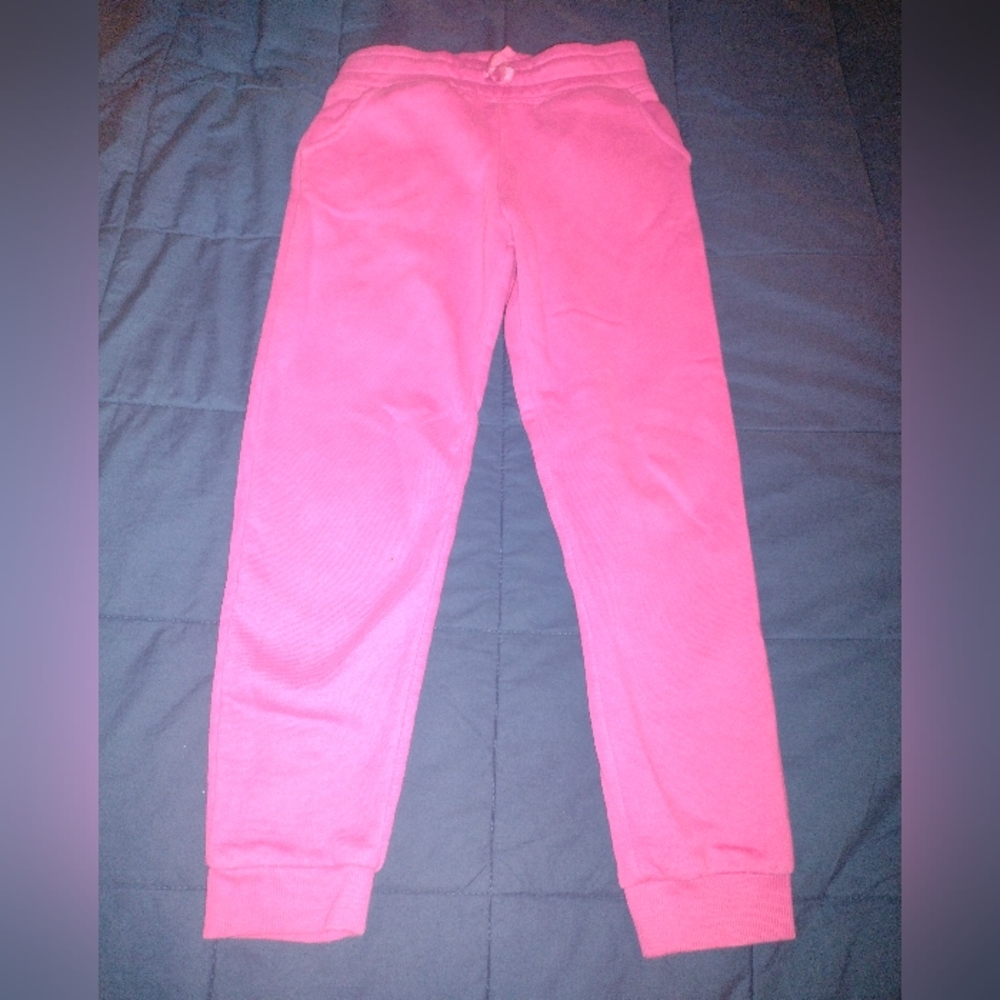 Pink Girl's Tie Sweatpants Size 7